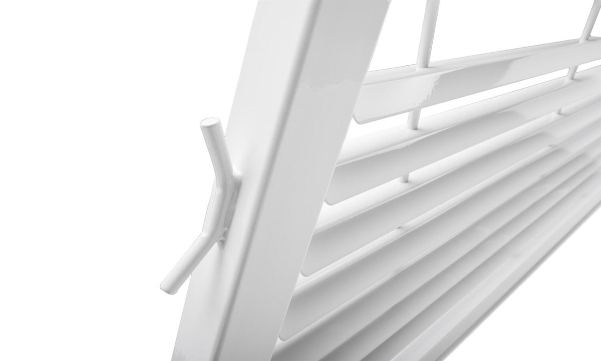 RealTruck BackRack Louvered Rack Headache Rack - 12800W - White