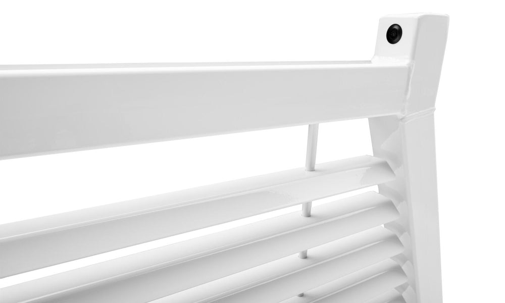 RealTruck BackRack Louvered Rack Headache Rack - 12900W - White