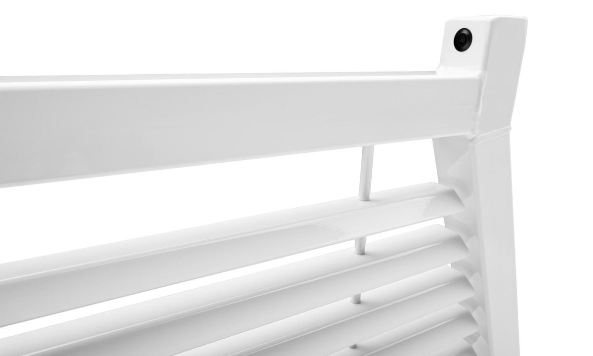 RealTruck BackRack Louvered Rack Headache Rack - 12900W - White