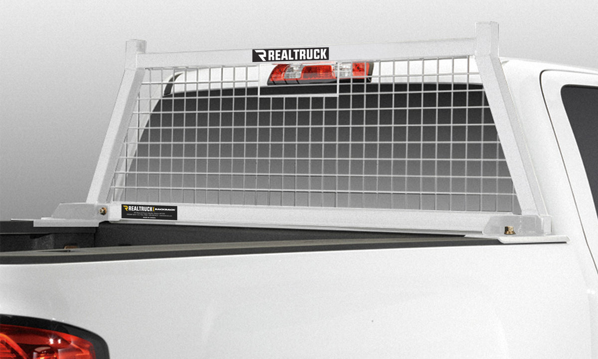 RealTruck BackRack Safety Rack Headache Rack - 10900W - White