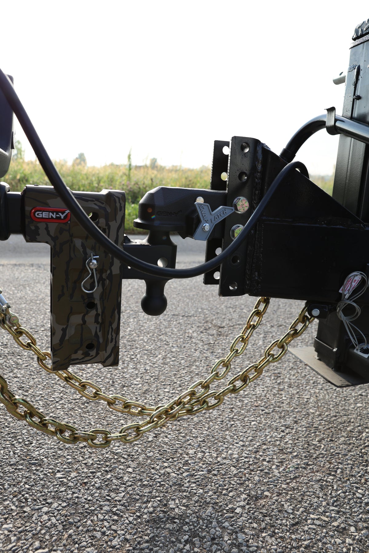 GEN-Y Hitch ADMIRAL Coupler - Channel Mount - Cast - SnapLatch 20K Capacity - 2K Tongue weight