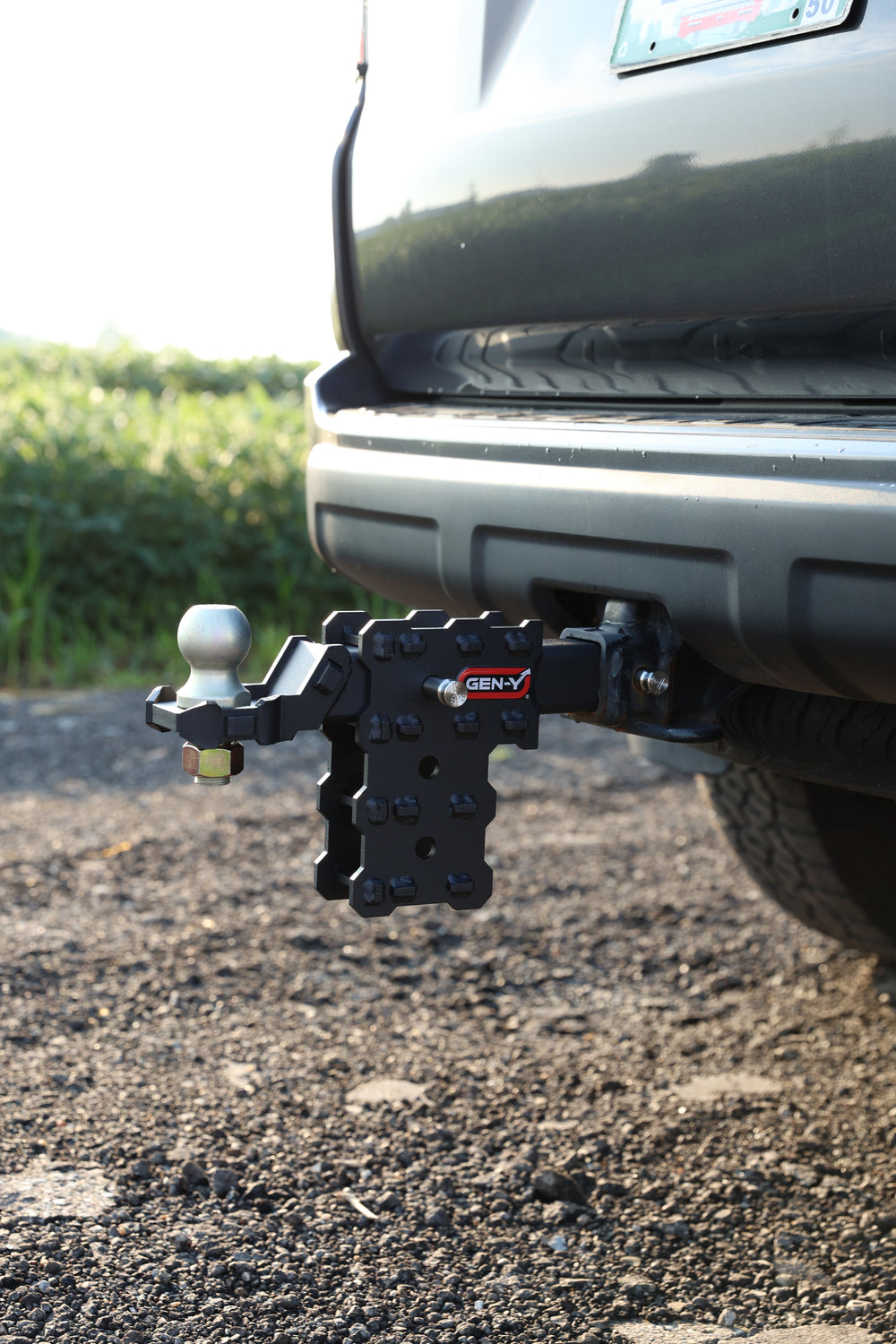 GEN-Y Hitch PHANTOM-X 2" Solid Shank - 4.5" Drop - 1K TW - 10K Hitch - Platinum Ball Mount (GH-103705)