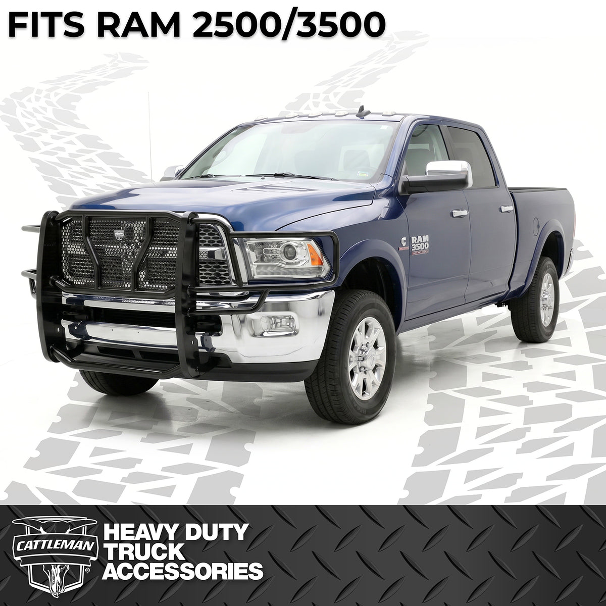Cattleman HD Grille Guard - 2014-2018 Ram 2500 / Ram 3500 (1227P)