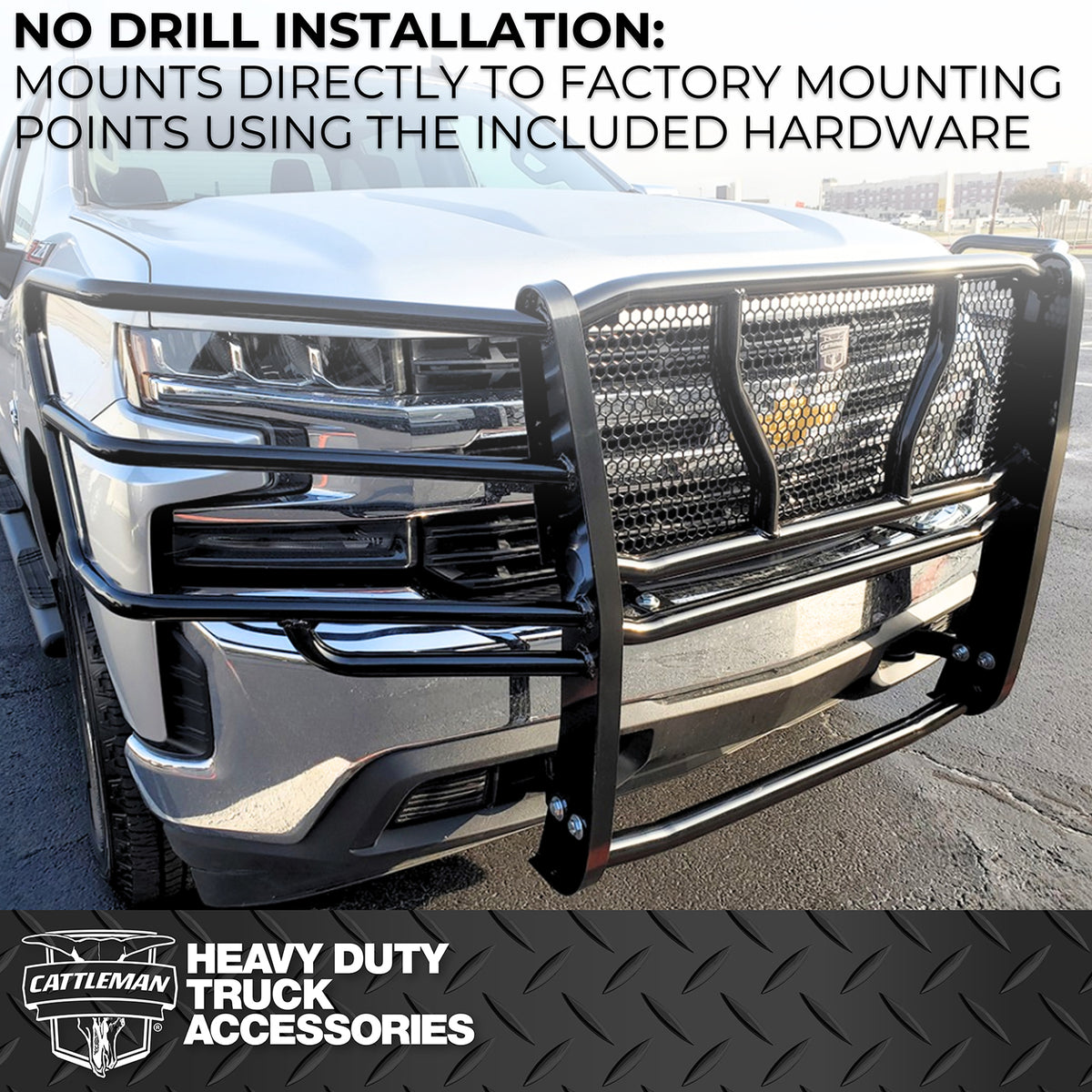 Cattleman HD Grille Guard - 2014-2024 Ram 1500 / Ram 1500 Classic (1241B)