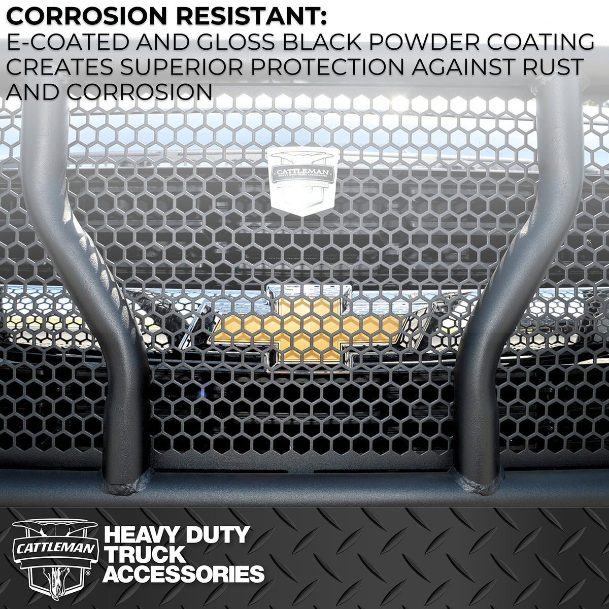 Cattleman HD Grille Guard - 2023-2026 GMC Sierra 3500 HD / GMC Sierra 2500 HD (1434P)