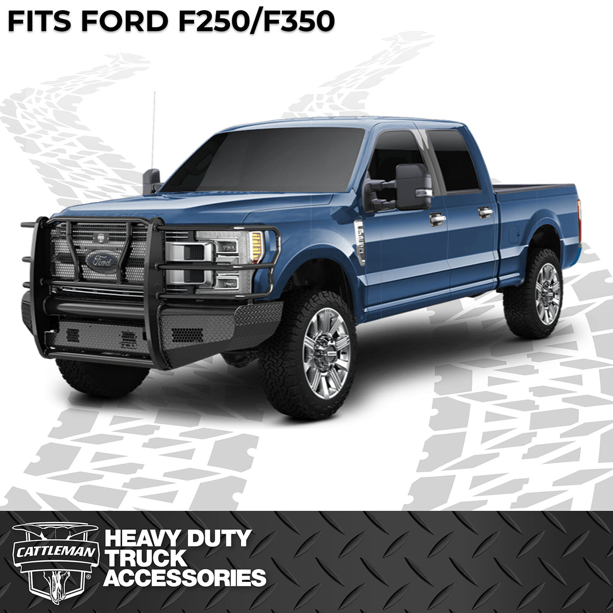 Cattleman HD Front Bumper - 2017-2022 Ford F-450 Super Duty / Ford F-550 Super Duty (2369P)