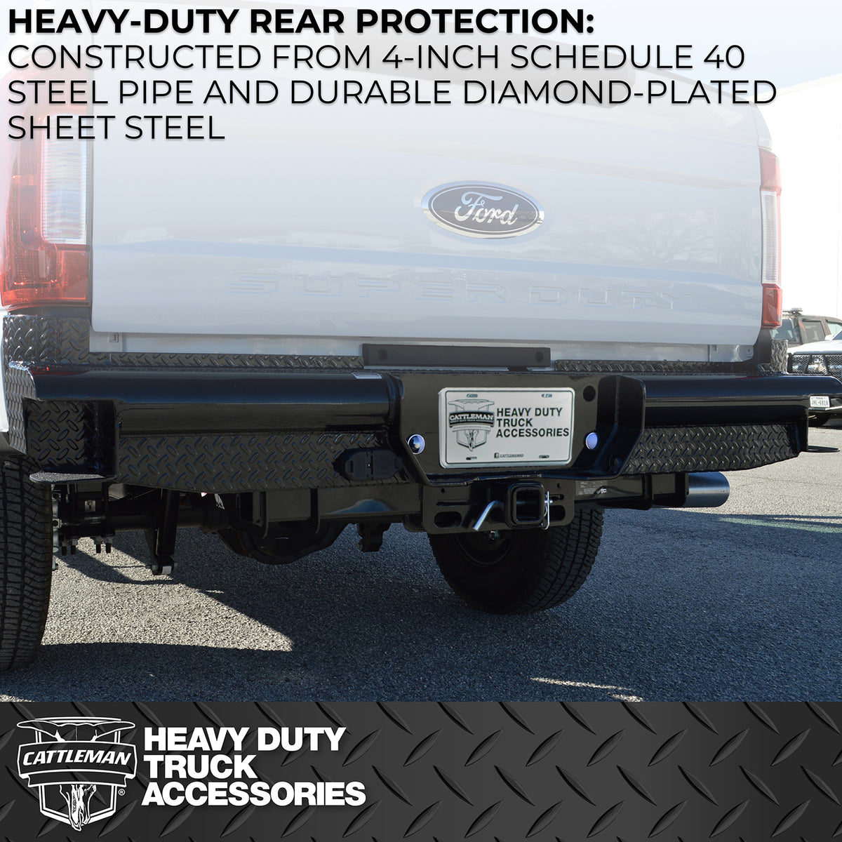 Cattleman HD Rear Bumper - 2020-2024 Ram 3500 (4235S)