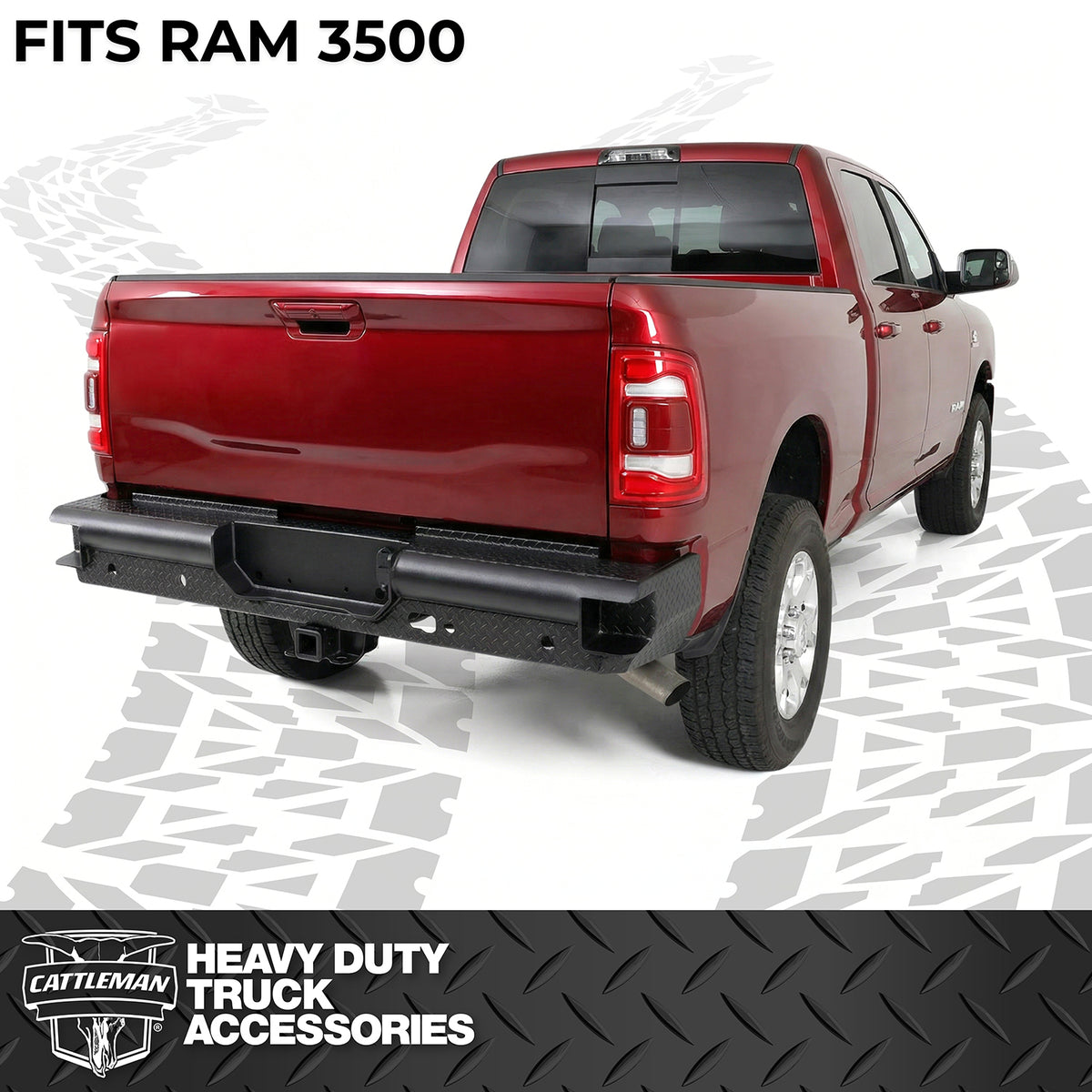 Cattleman HD Rear Bumper - 2020-2024 Ram 3500 (4235S)