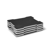 DECKED Custom Foam for Halfrack 32 Case
