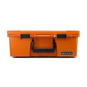 DECKED Halfrack 32 - includes two (2) dividers - blaze orange with black latches