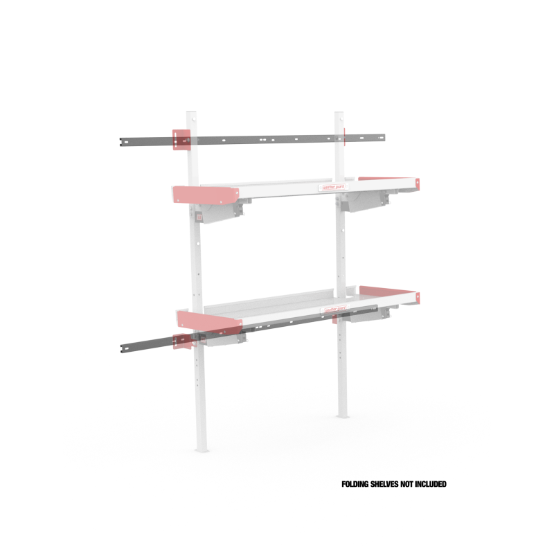 Weather Guard DRRP59XRP Folding Shelf Rails, ProMaster 159 WB Ext