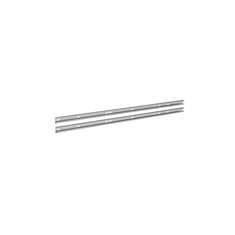 Weather Guard Folding Shelf Mounting Rails for Ford Transit 130 in Wheelbase, Mid/High Roof, Driver Rear or Passenger Side (DRFT30RP)