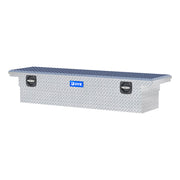 Bright Aluminum 72" Secure Lock Crossover Box with Low Profile