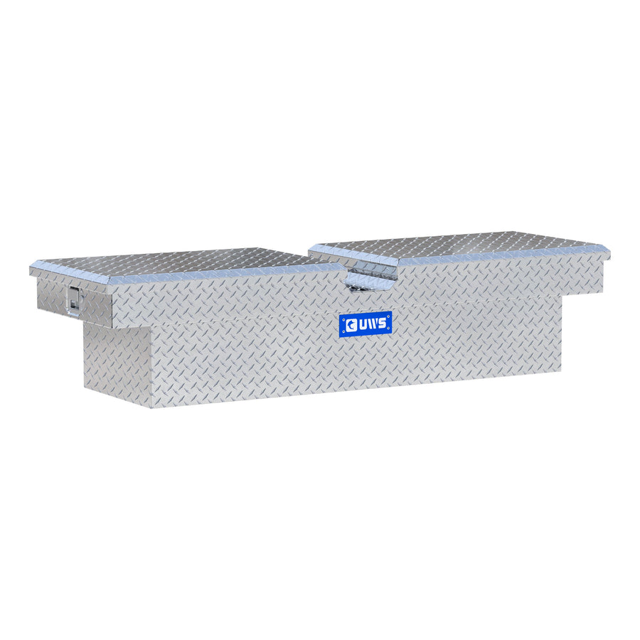Bright Aluminum 63" Gull Wing Crossover Truck Tool Box