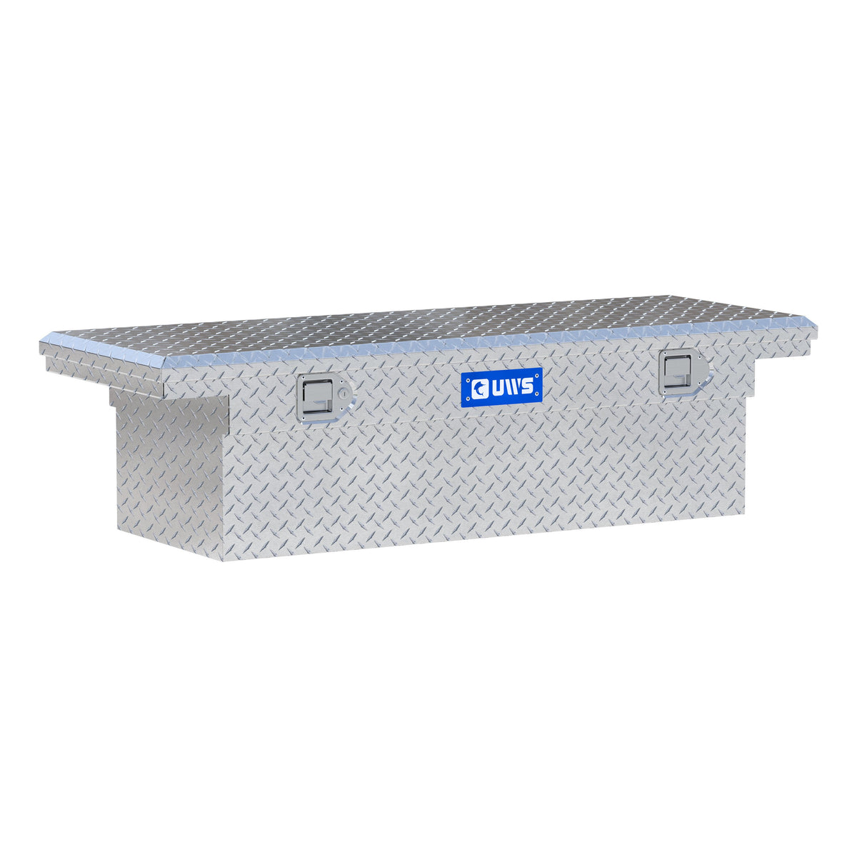 Bright Aluminum 54" Crossover Truck Tool Box with Low Profile