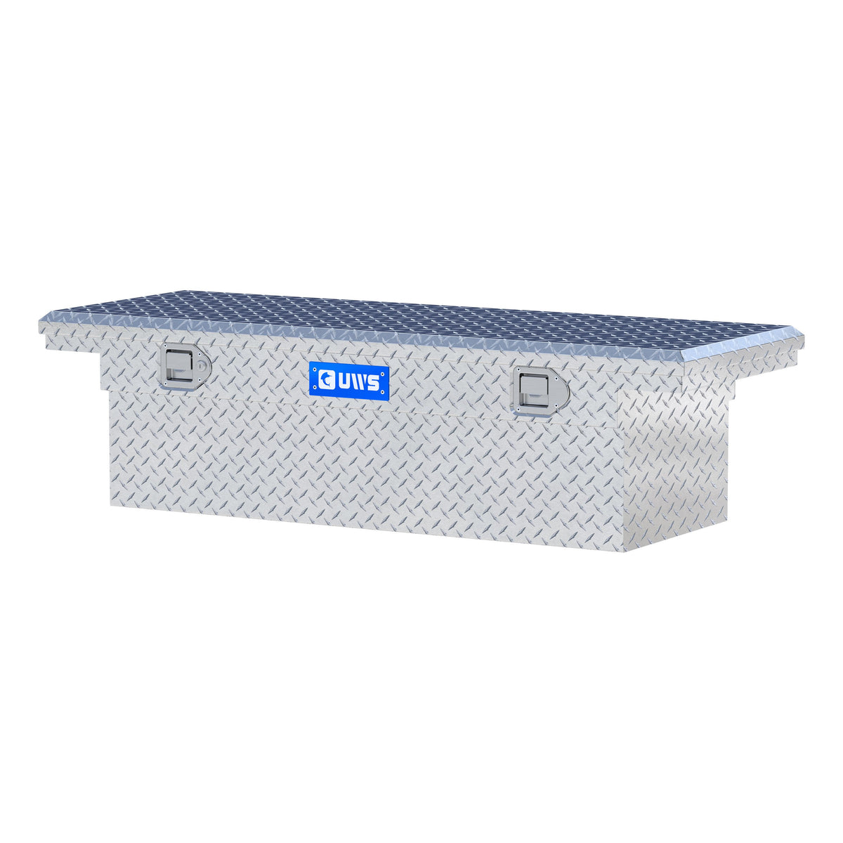 Bright Aluminum 54" Crossover Truck Tool Box with Low Profile