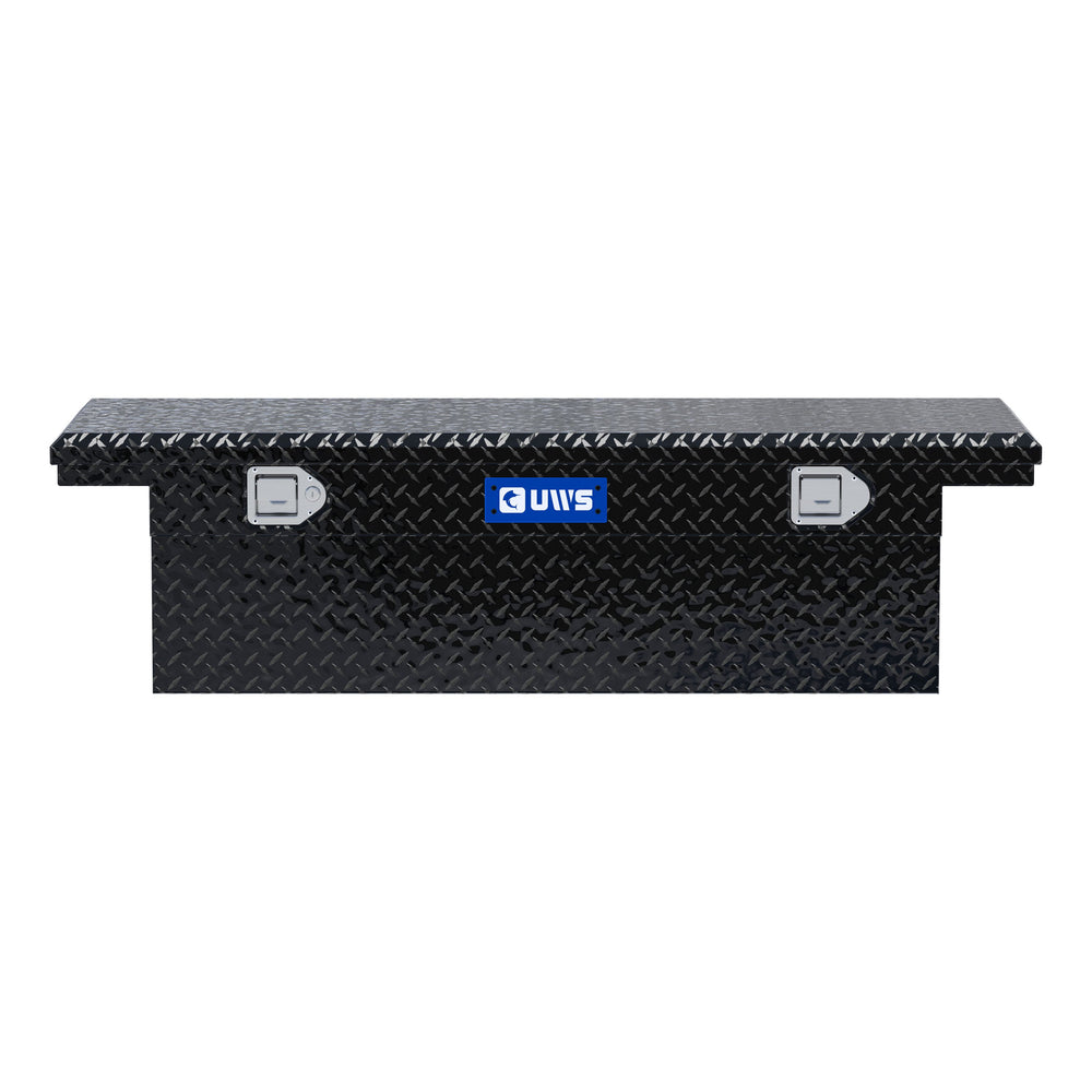 Gloss Black Aluminum 54" Truck Tool Box with Low Profile