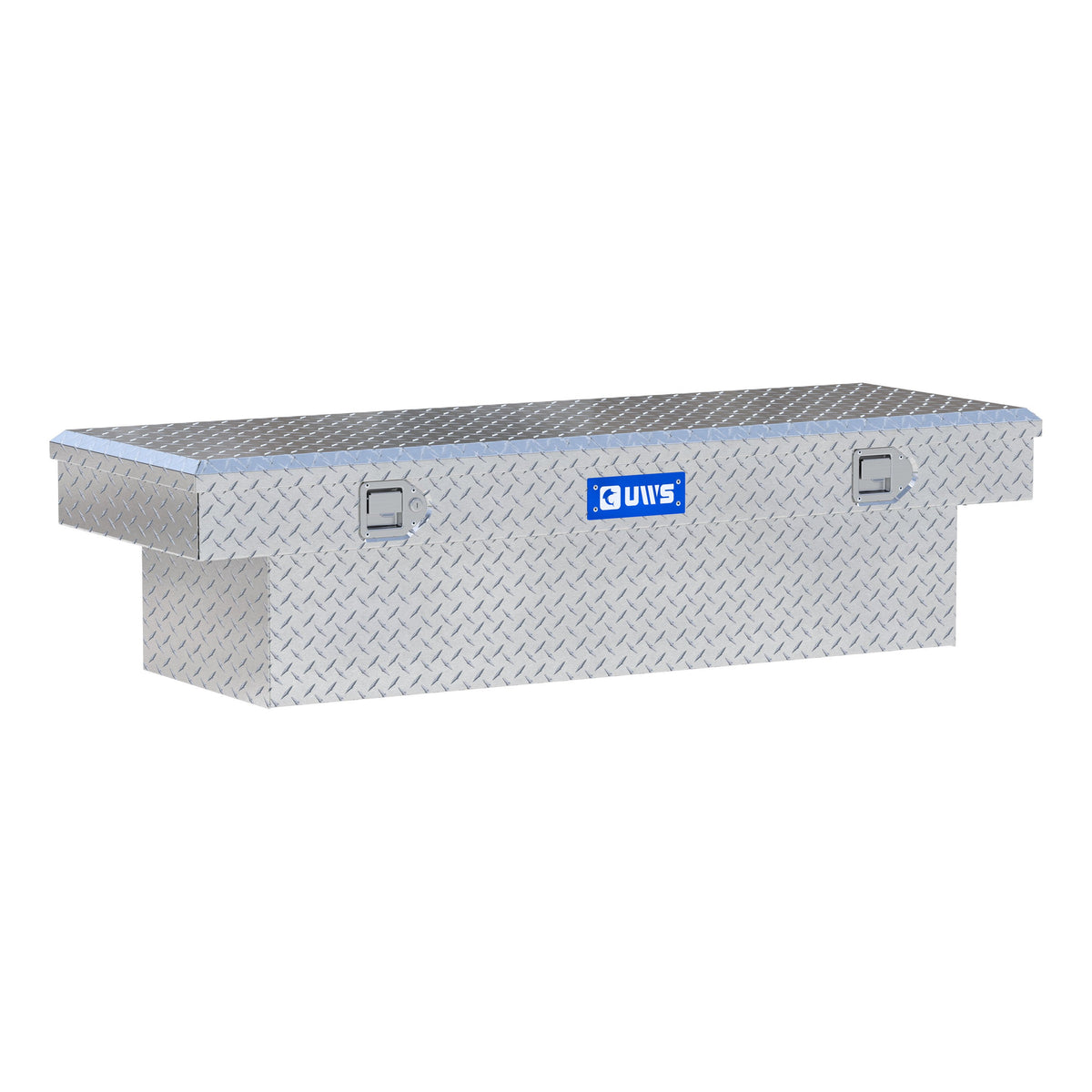 Bright Aluminum 58" Crossover Truck Tool Box with Low Profile