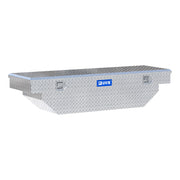 Bright Aluminum 63" Angled Crossover Truck Tool Box