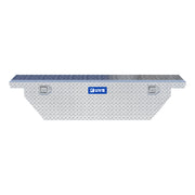 Bright Aluminum 63" Angled Crossover Tool Box with Low Profile