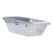 Bright Aluminum 63" Angled Crossover Tool Box with Low Profile