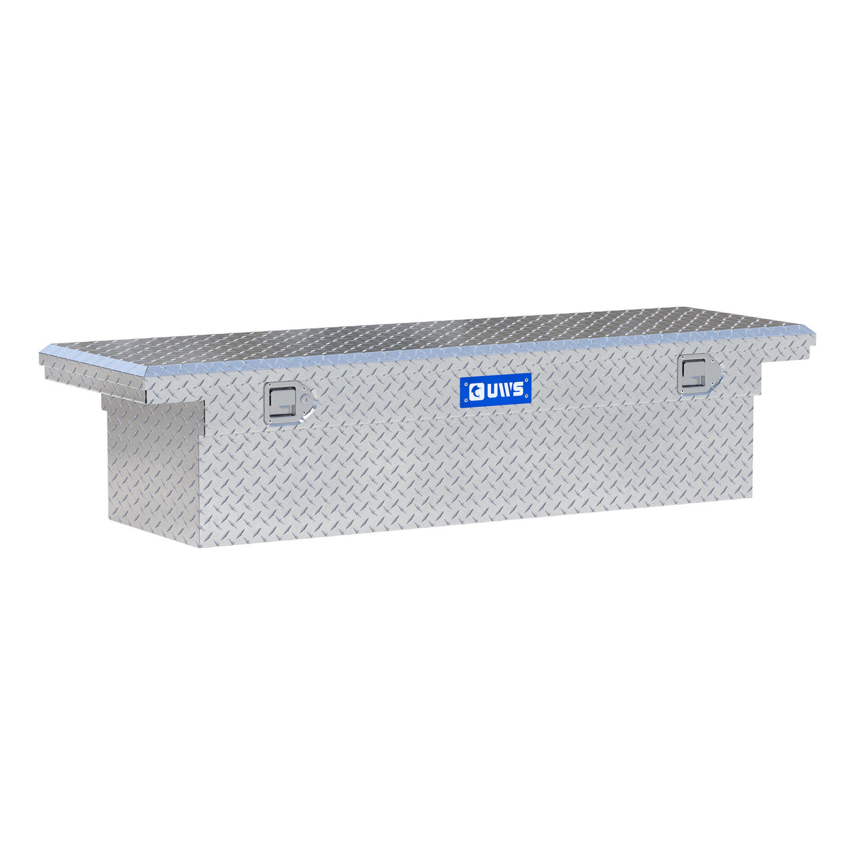 Bright Aluminum 63" Crossover Truck Tool Box with Low Profile