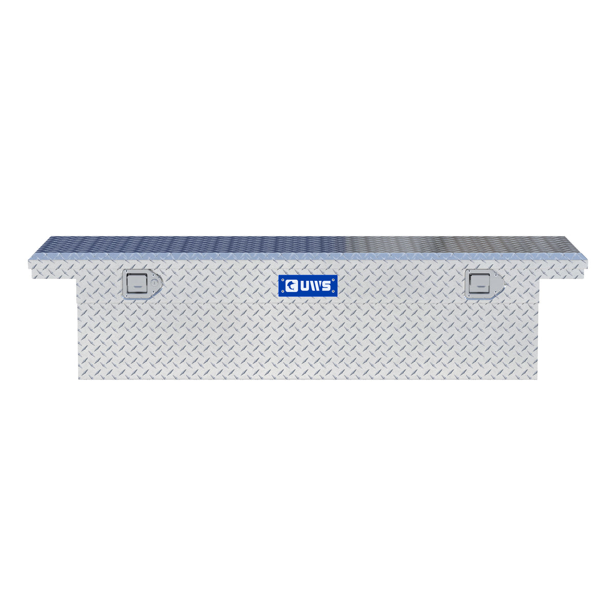 Bright Aluminum 63" Crossover Truck Tool Box with Low Profile