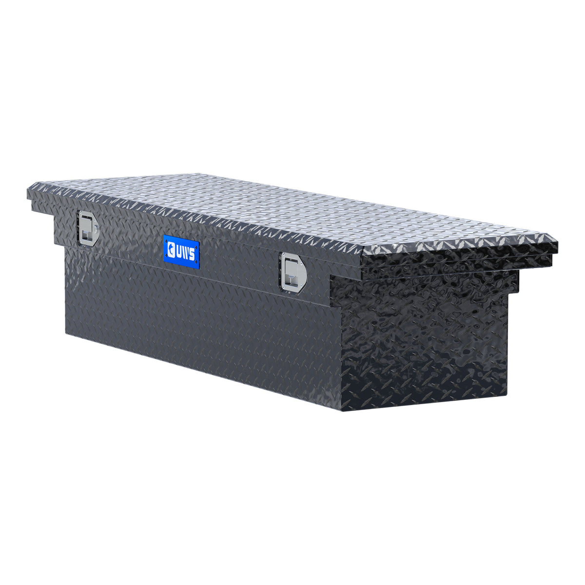 Gloss Black Aluminum 63" Truck Tool Box with Low Profile