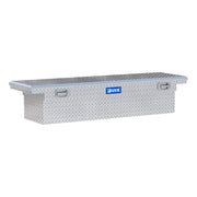 Bright Aluminum 69" Crossover Truck Tool Box with Pull Handles