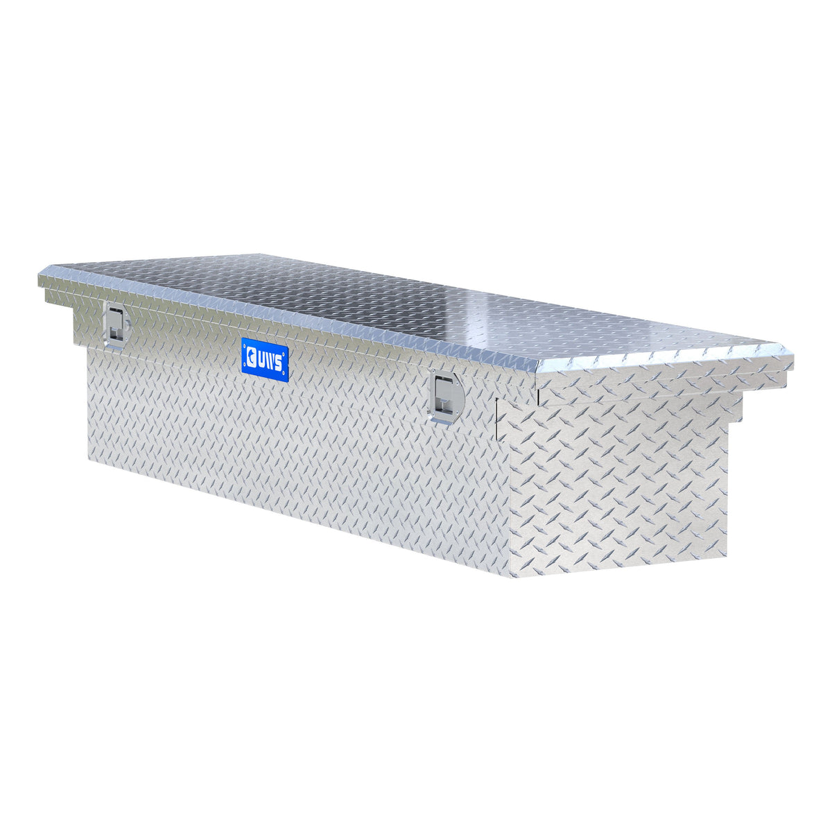 Bright Aluminum 72" Crossover Truck Tool Box with Low Profile