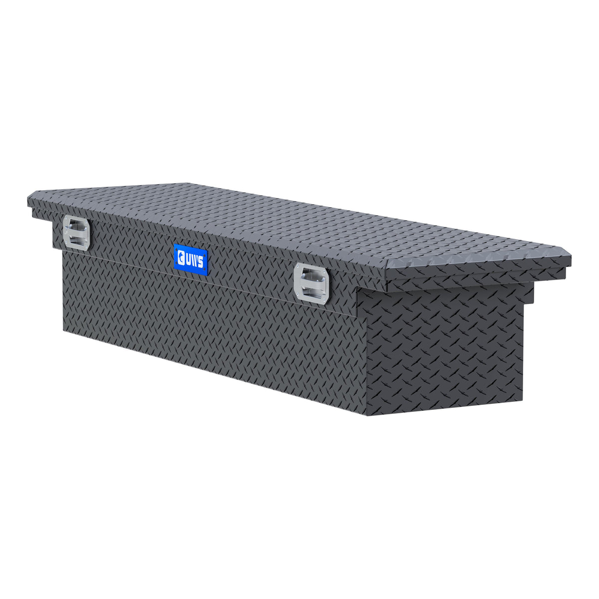 Matte Black Aluminum 72" Crossover Tool Box with Pull Handles