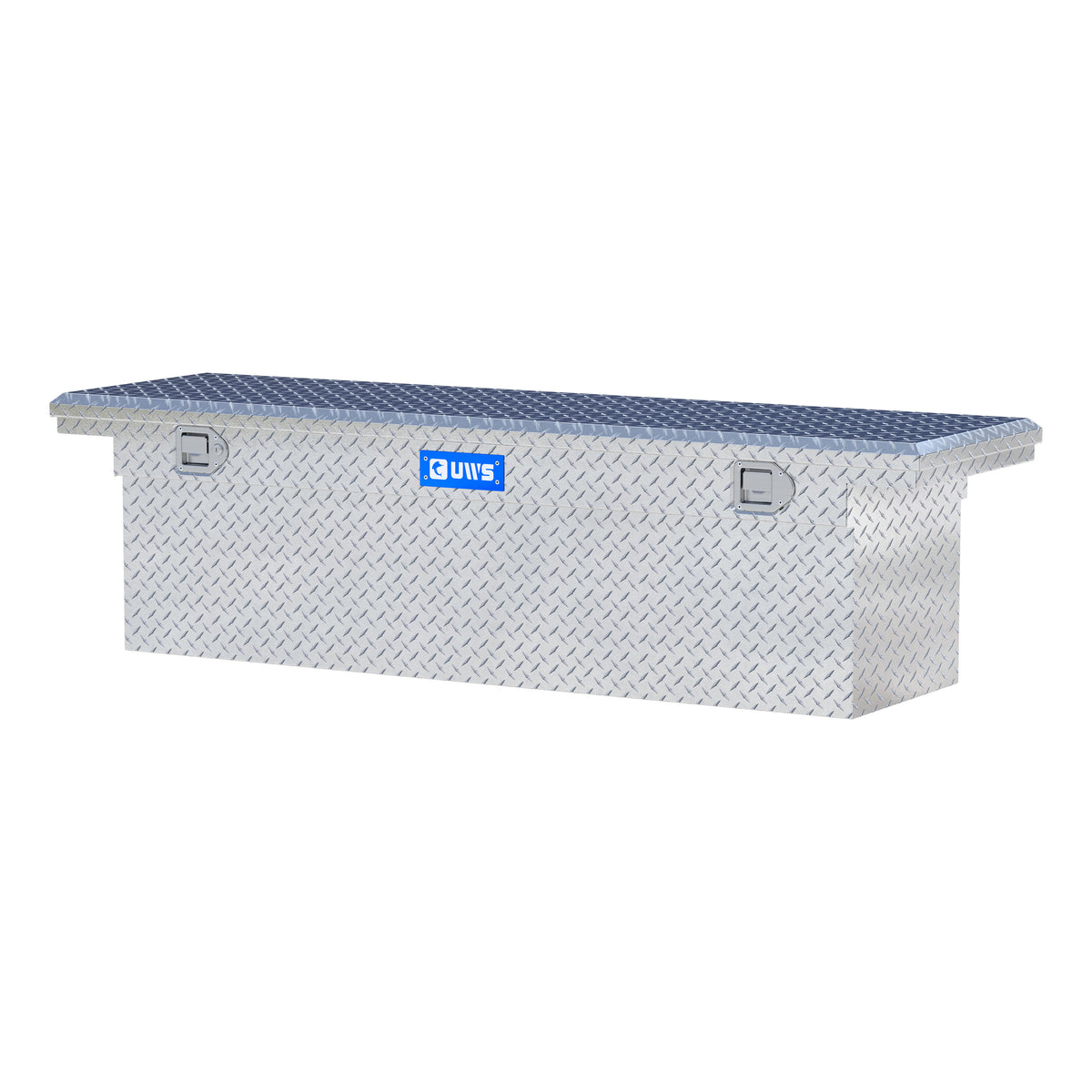 Bright Aluminum 69" Deep Crossover Tool Box with Low Profile