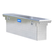 Bright Aluminum 69" Deep Slim Crossover Box with Low Profile