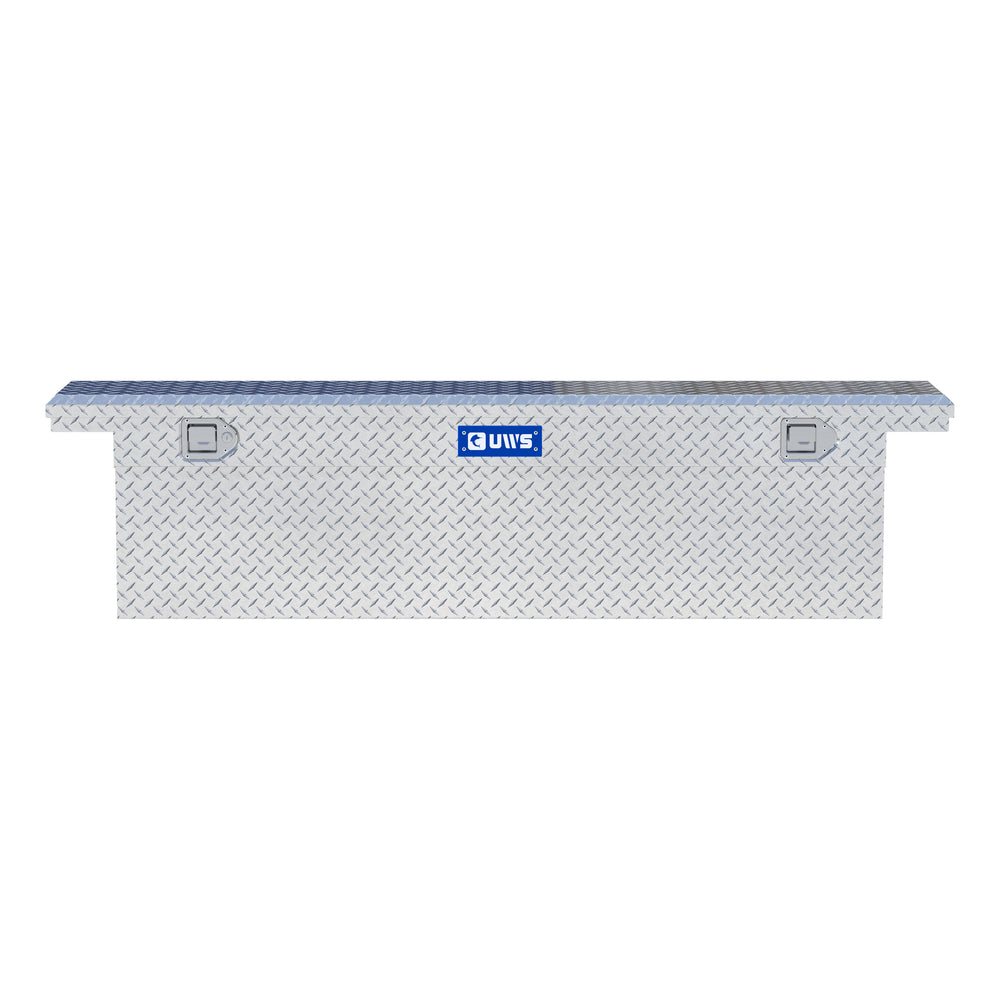 Bright Aluminum 72" Deep Slim Crossover Box with Low Profile