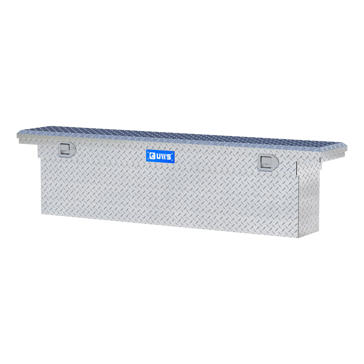 Bright Aluminum 72" Deep Slim Crossover Box with Low Profile