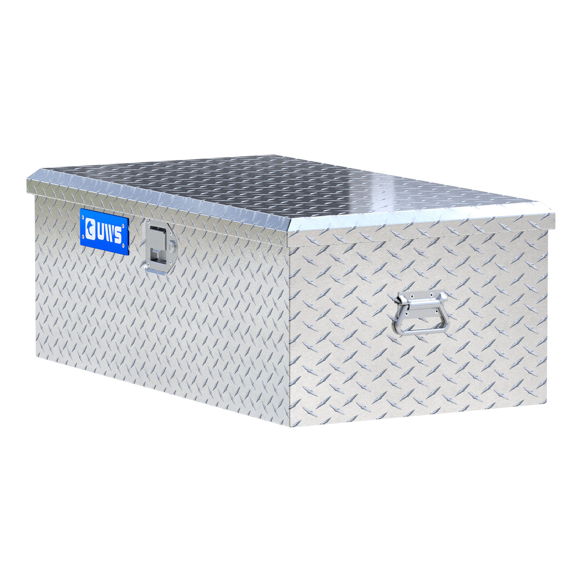 Bright Aluminum 36" Foot Locker