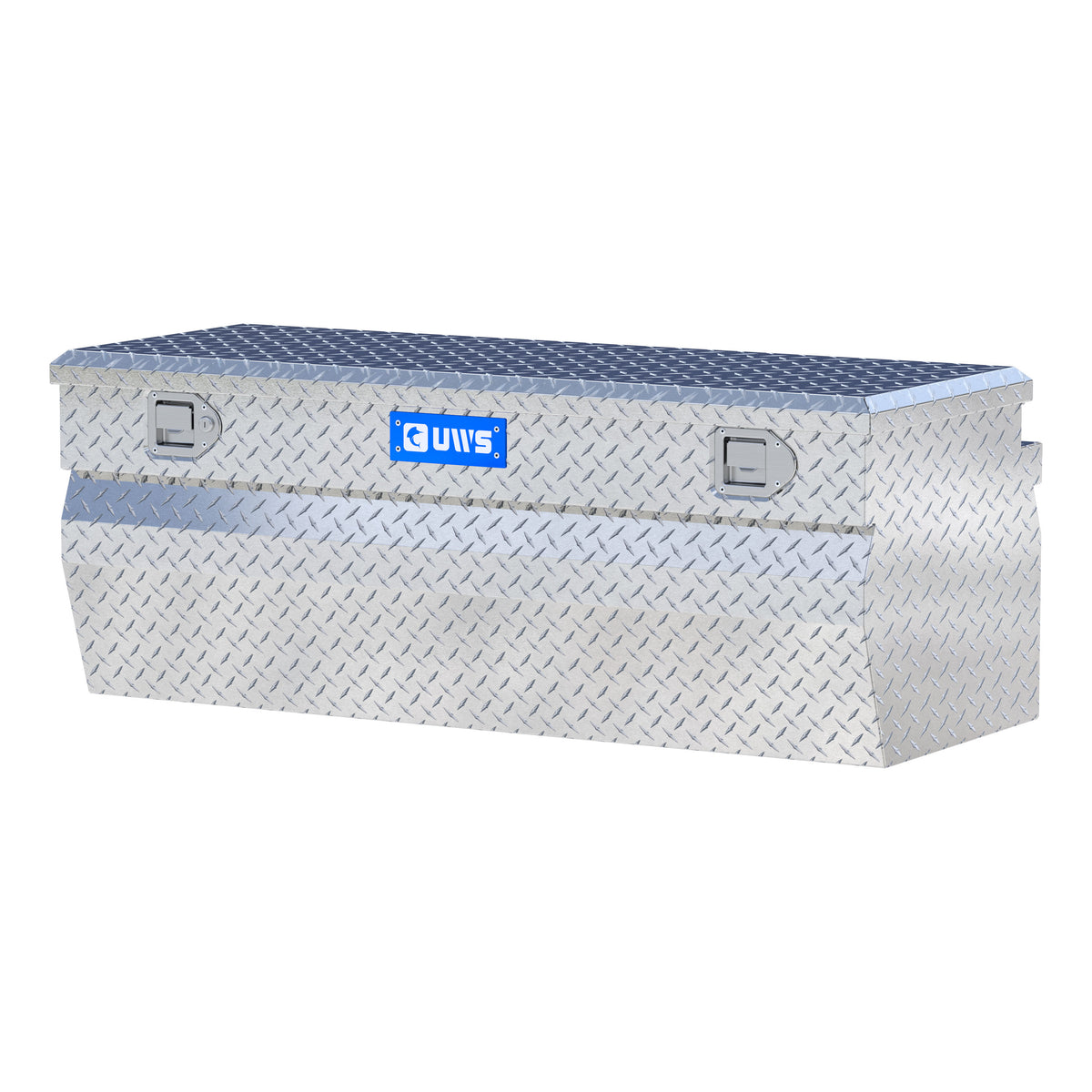 Bright Aluminum 48" Wedge Utility Chest Box