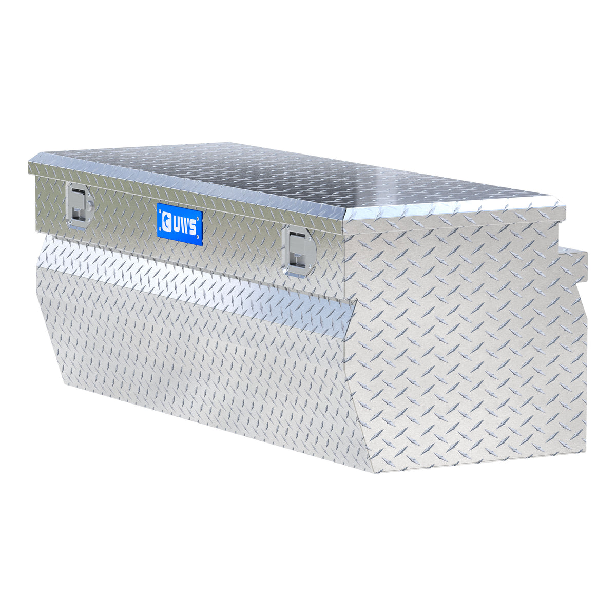 Bright Aluminum 48" Wedge Utility Chest Box
