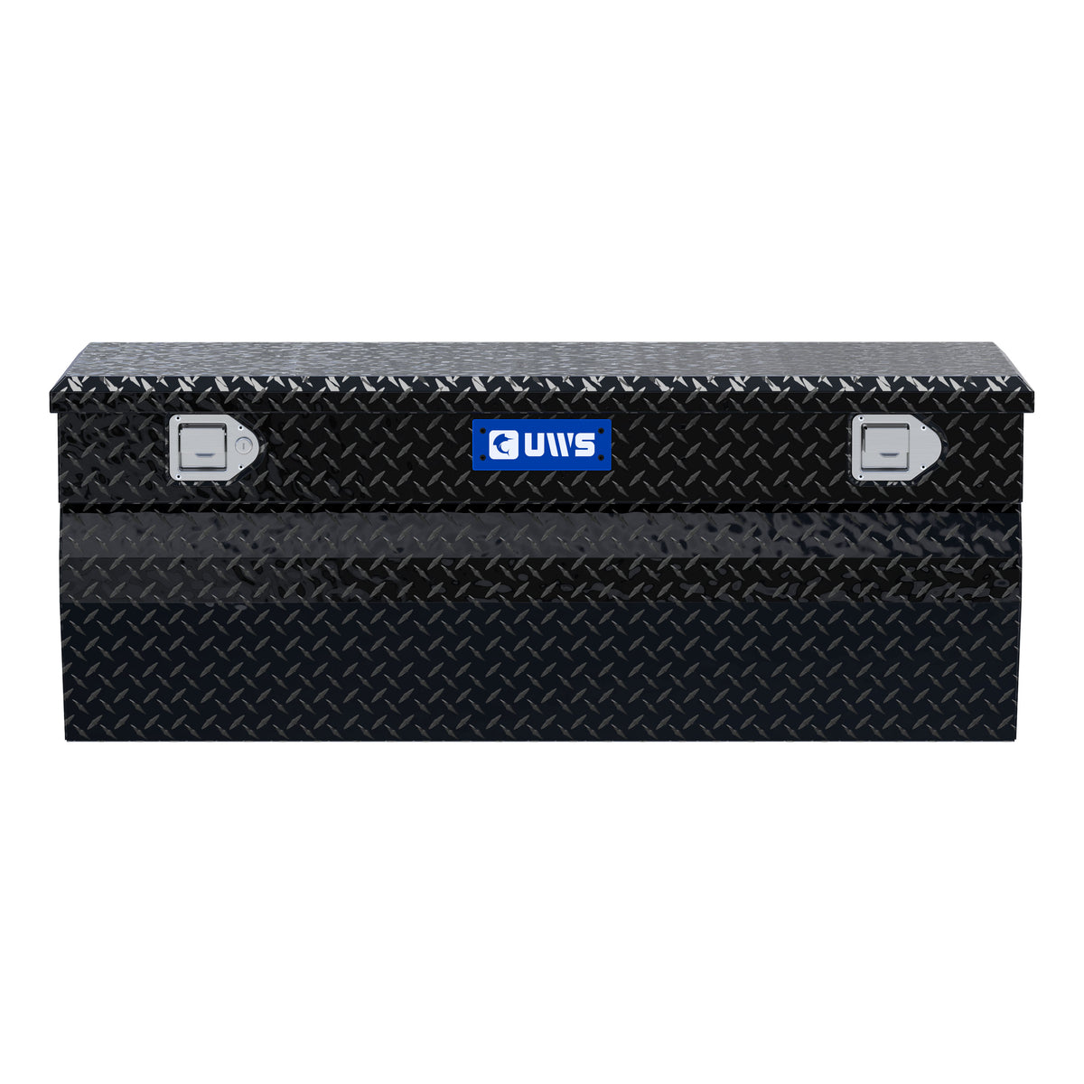 Gloss Black Aluminum 48" Wedge Utility Chest Box