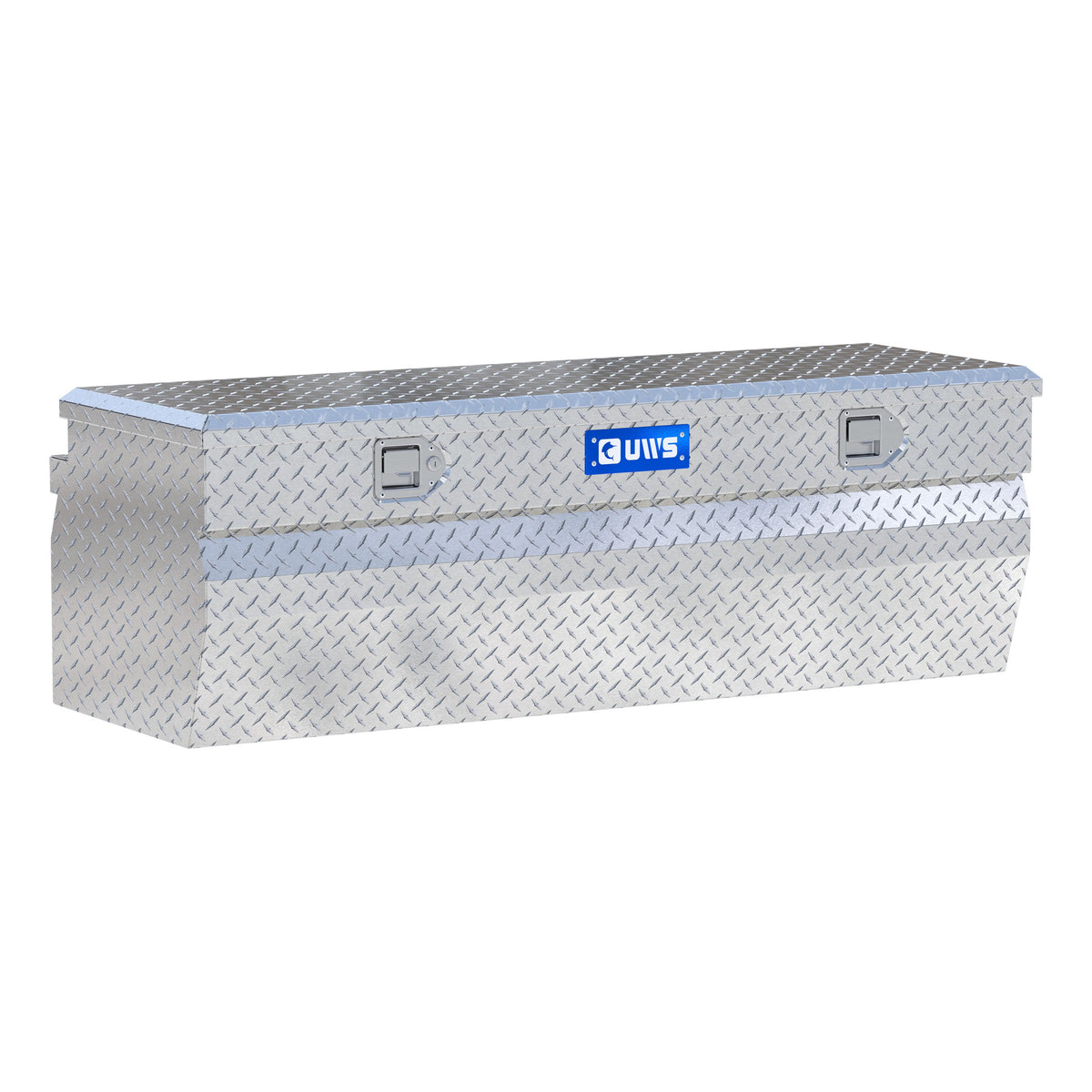 Bright Aluminum 55" Wedge Utility Chest Box