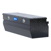 Gloss Black Aluminum 55" Wedge Utility Chest Box