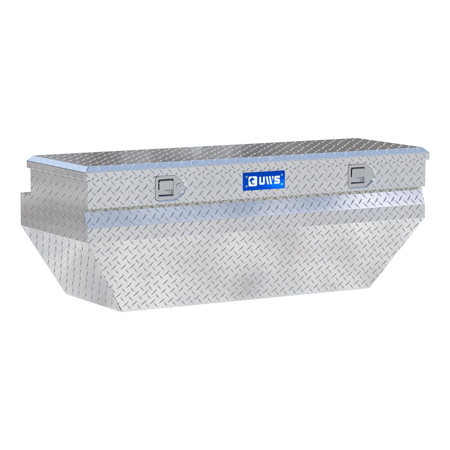 Bright Aluminum 55" Wedged Angled Utility Chest Box