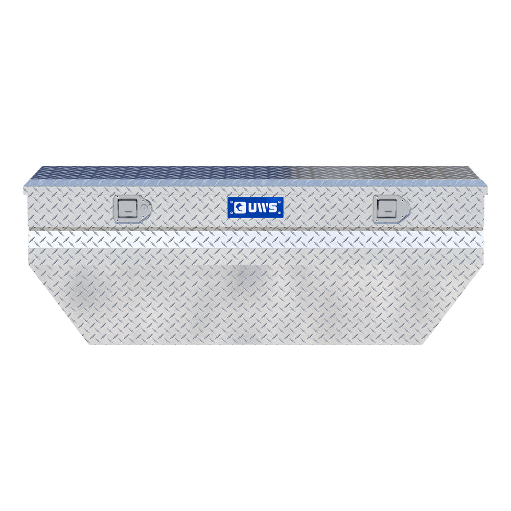 Bright Aluminum 55" Wedged Angled Utility Chest Box