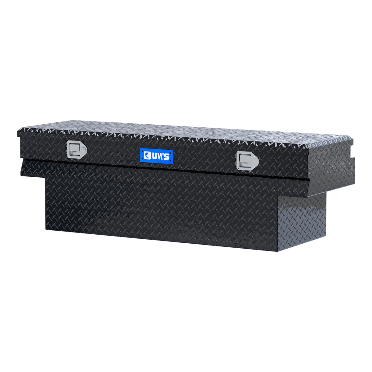 Gloss Black Aluminum 60" Notched Utility Chest Box