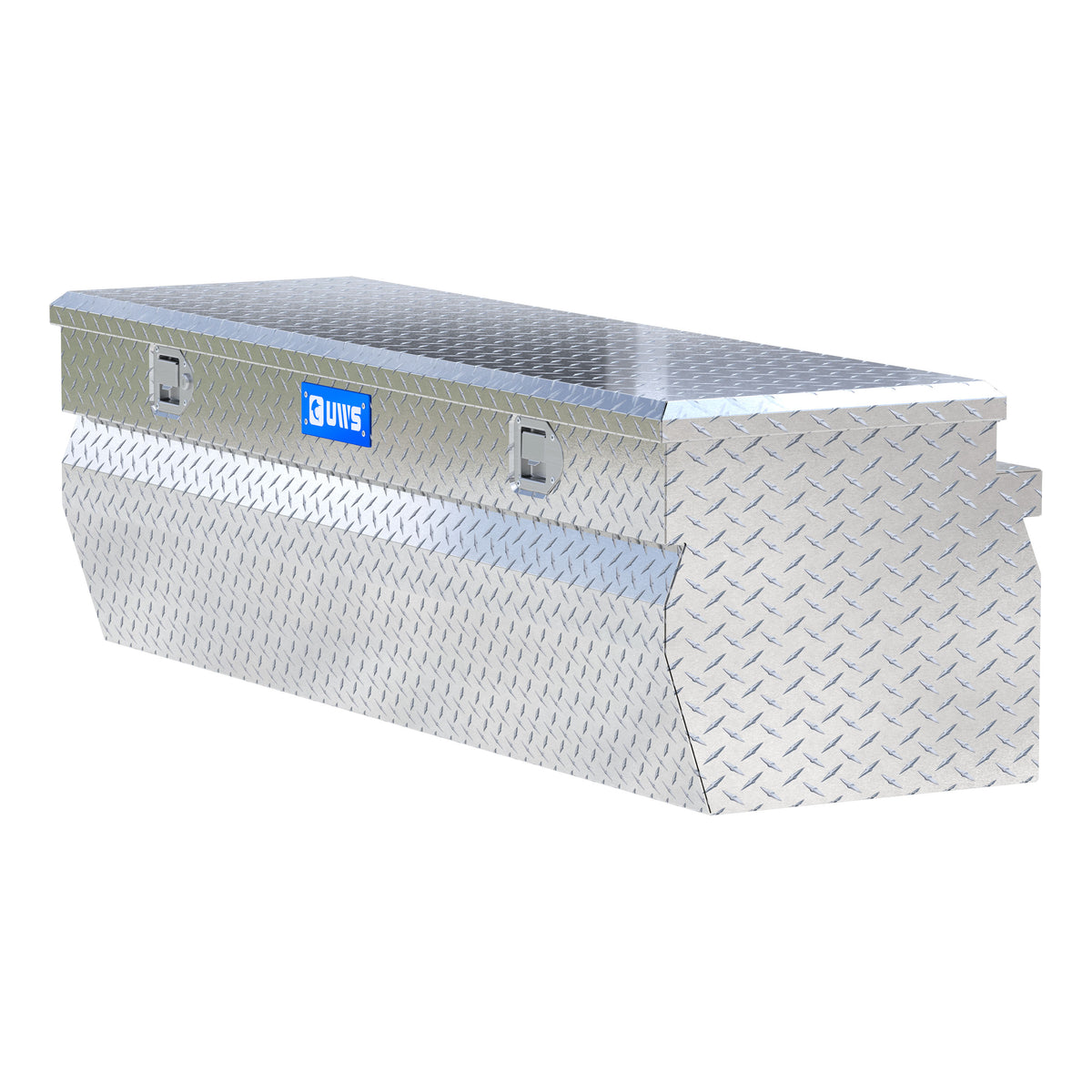 Bright Aluminum 60" Wedge Utility Chest Box