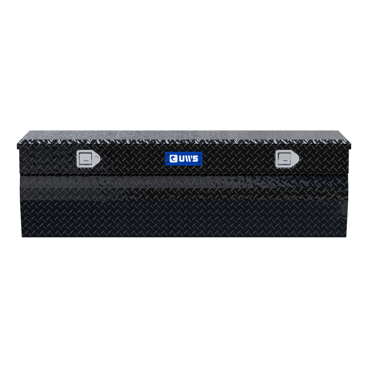 Gloss Black Aluminum 60" Wedge Utility Chest Box