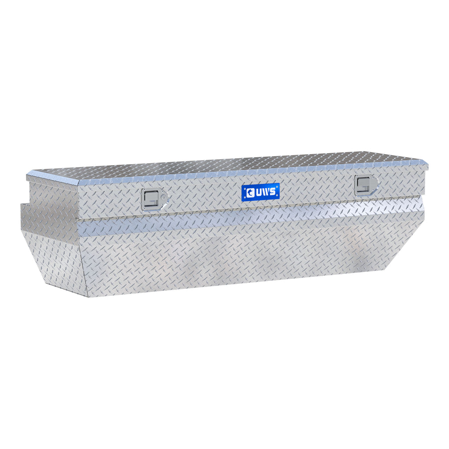 Bright Aluminum 62" Wedged Angled Utility Chest Box