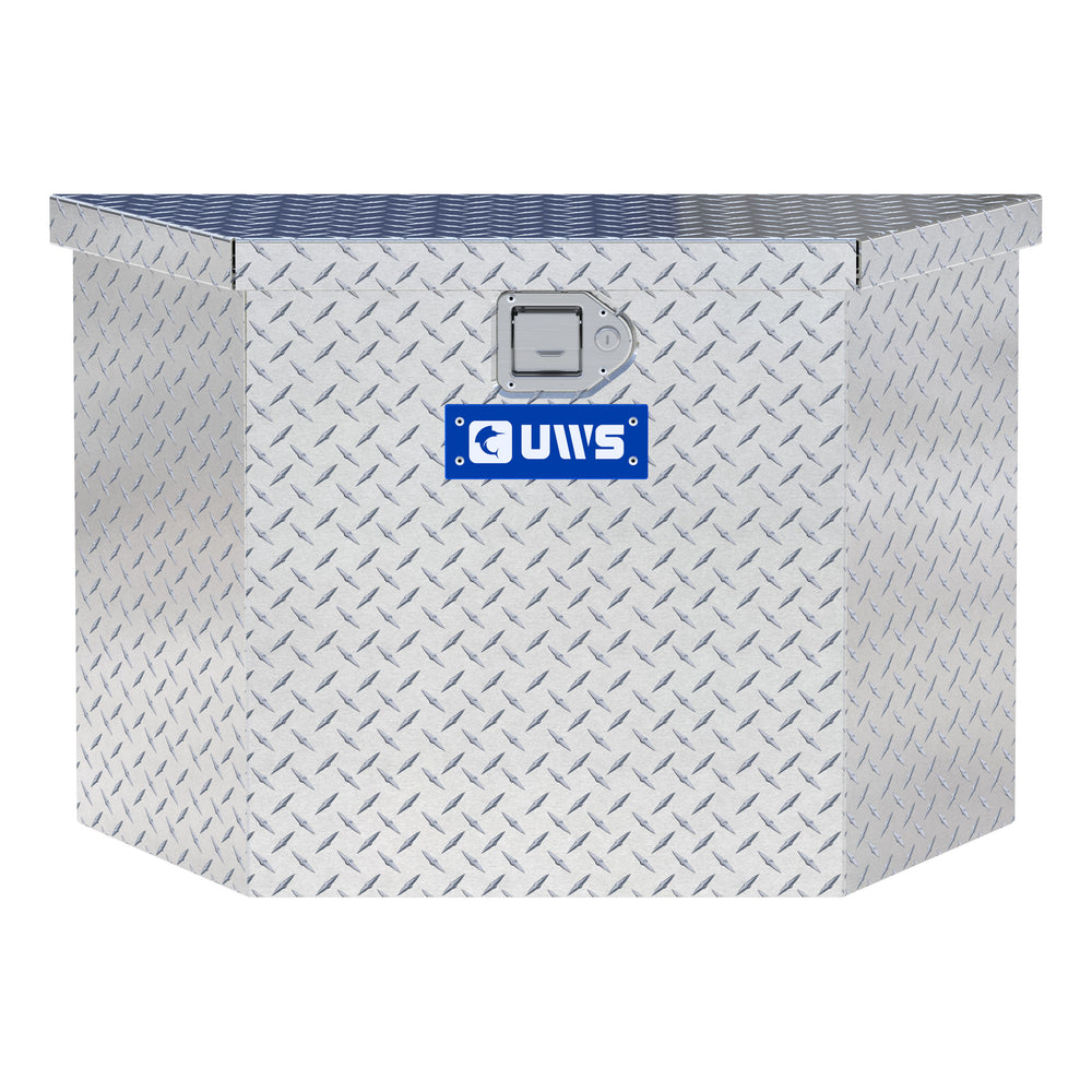 Bright Aluminum 34" Trailer Tongue Box