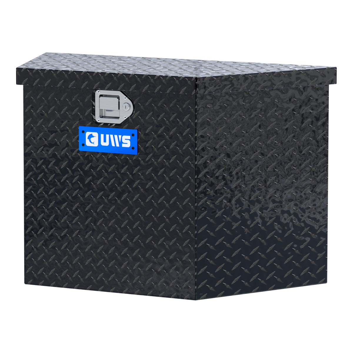 Gloss Black Aluminum 34" Trailer Tongue Box