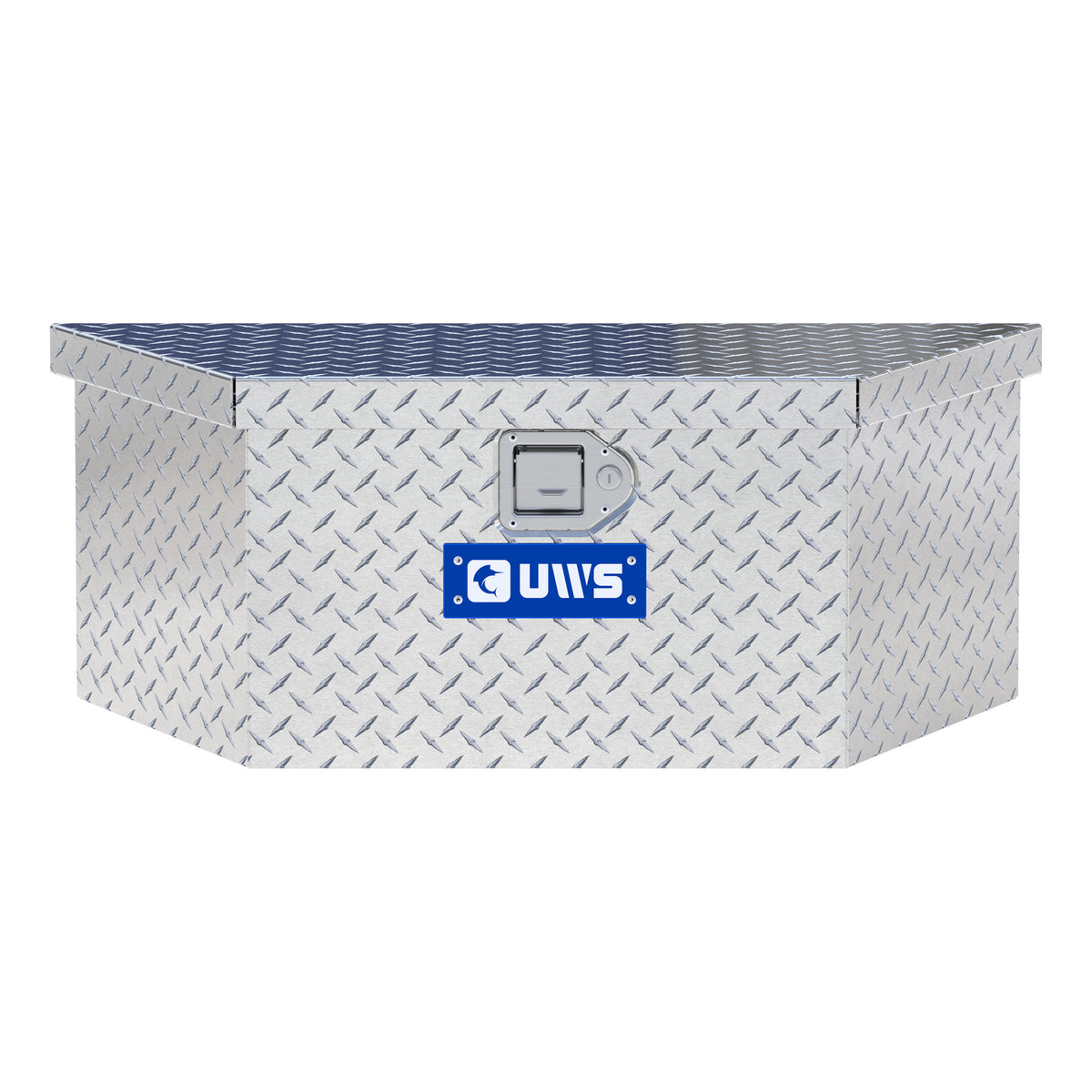 Bright Aluminum 34" Trailer Tongue Box with Low Profile
